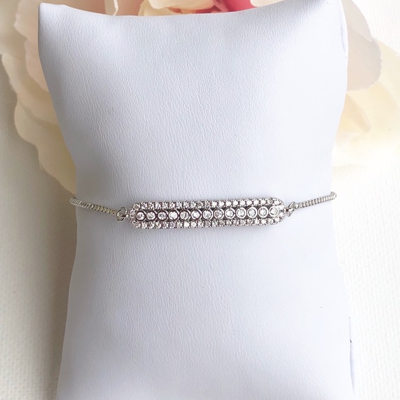 Jewelry - Cubic Zirconia Silver Bracelet